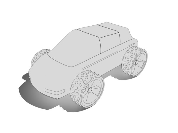 max toy car - Blue wooden toy car... by gile.073